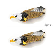 Two Electric Flying Bird Cat Toy on a white background with '2pcs' text.