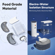 3L Smart Drinking Dispenser for Cats and Dogs isolation structure on a blue and white background.