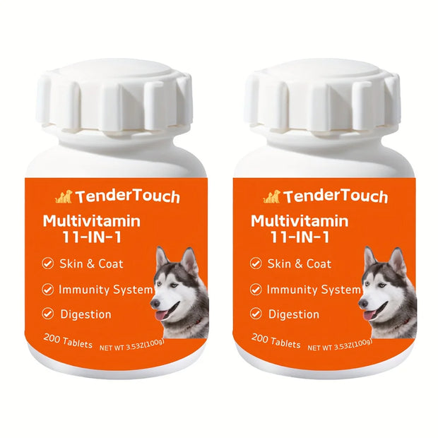 2-Pack Multivitamins for Dogs and Cats 400 Count - chewable tablets total