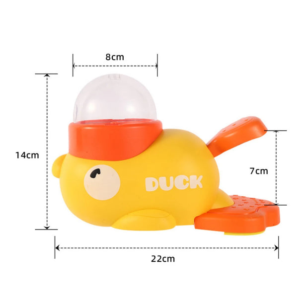 Little Yellow Duck Pet Feeder – Interactive Treat Dispenser Toy