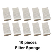 10 filter sponges Modern Pet Water Fountain on a white background