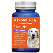 Tender Touch Senior Advanced Fish Oil 60 Soft Capsules - Bottle of Tender Touch Senior Advanced Fish Oil 60 Soft Capsules for joint and heart health