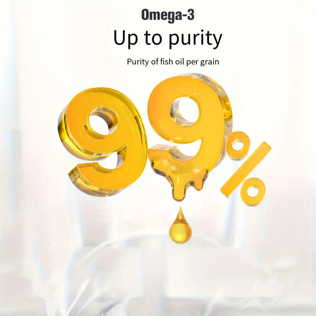 Tender Touch Senior Advanced Fish Oil 60 Soft Capsules - Tender Touch fish oil supplement for seniors – 60 softgel capsules pack