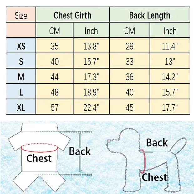 Pet Pajamas Suit – Cozy Sleepwear for Dogs and Cats