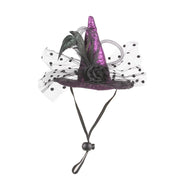Pet Halloween Cosplay Costume Witch & Wizard Hat Outfit