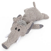 Knitted Plush Animal Dog Toys on a white background