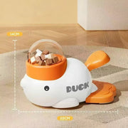 Little Yellow Duck Pet Feeder – Interactive Treat Dispenser Toy