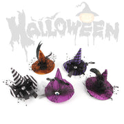 Pet Halloween Cosplay Costume Witch & Wizard Hat Outfit