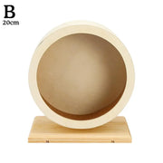 Wooden Exercise Wheel playpen on a white background