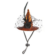Pet Halloween Cosplay Costume Witch & Wizard Hat Outfit
