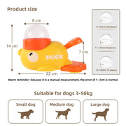 Little Yellow Duck Pet Feeder – Interactive Treat Dispenser Toy