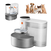 3L Smart Drinking Dispenser for Cats and Dogs and images of dogs and cats on a white background